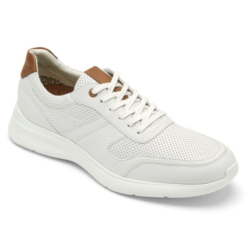 Rockport Total Motion Active Mudguard Men Sneakers White Singapore | QX2-48334