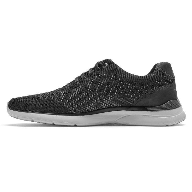 Rockport Total Motion Active Plain Toe Mesh Lace-Up Men Sneakers Black Singapore | SO0-85378