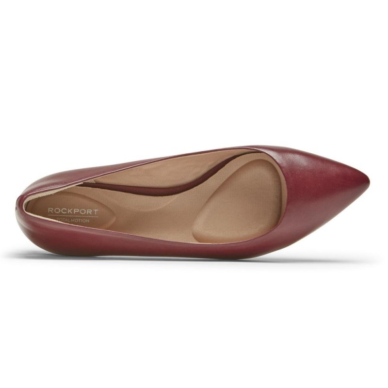 Rockport Total Motion Adelyn Women Ballet Flats Dark Red Singapore | WA3-25162