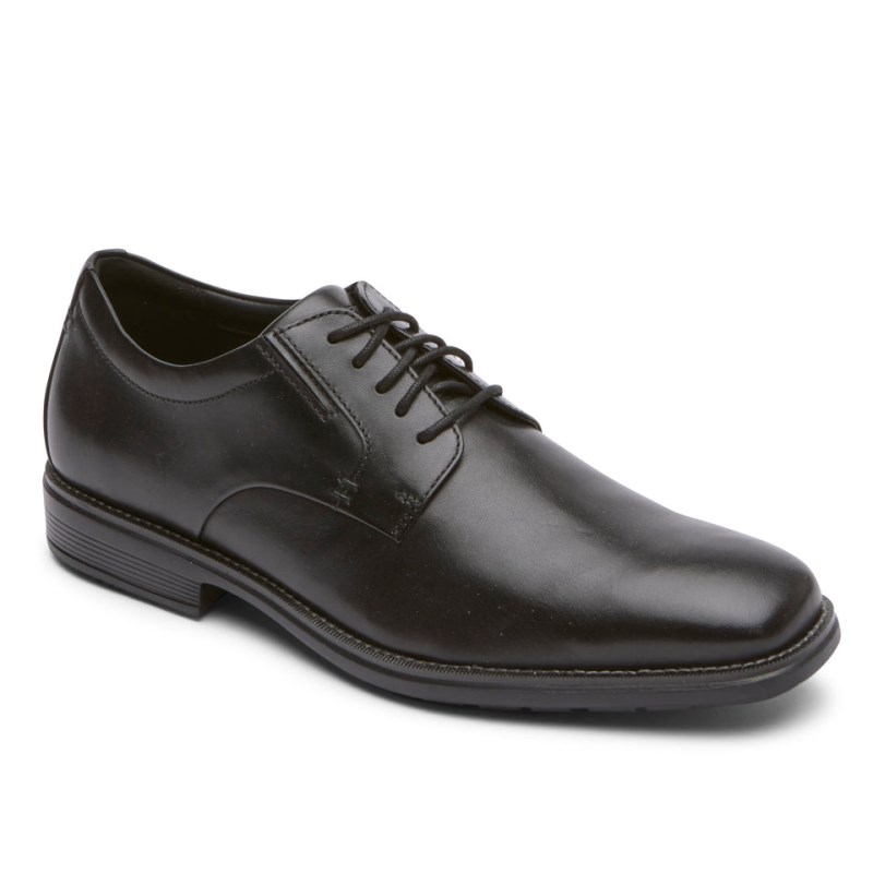 Rockport Total Motion Amalfi Plain Toe Men Dress Shoes Black Singapore | HM5-22482