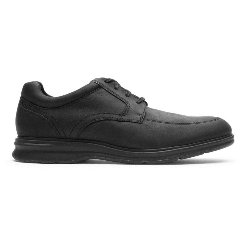 Rockport Total Motion City Apron Toe Waterproof Men Oxford Shoes Black Singapore | GZ9-65216