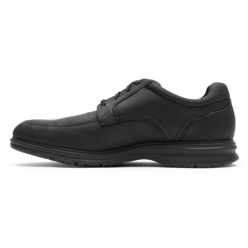 Rockport Total Motion City Apron Toe Waterproof Men Oxford Shoes Black Singapore | GZ9-65216