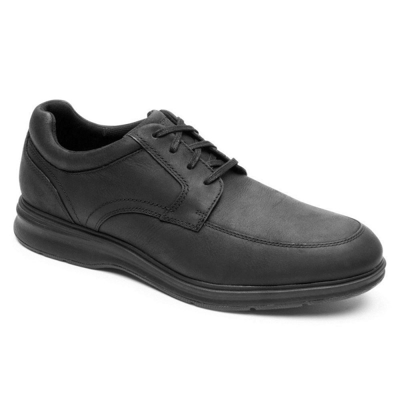 Rockport Total Motion City Apron Toe Waterproof Men Oxford Shoes Black Singapore | GZ9-65216