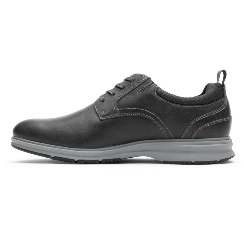 Rockport Total Motion City Plain Toe Men Oxford Shoes Dark Grey Singapore | GE5-56465