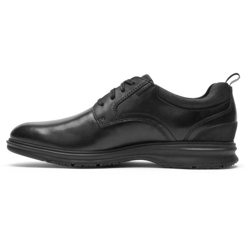 Rockport Total Motion City Plain Toe Men Oxford Shoes Black Singapore | UI7-72657