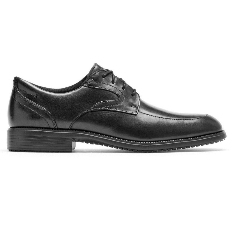 Rockport Total Motion DresSport Apron Toe Men Oxford Shoes Black Singapore | SG4-90599