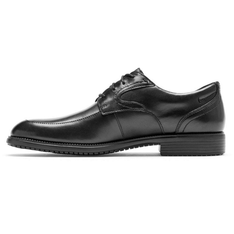 Rockport Total Motion DresSport Apron Toe Men Oxford Shoes Black Singapore | SG4-90599