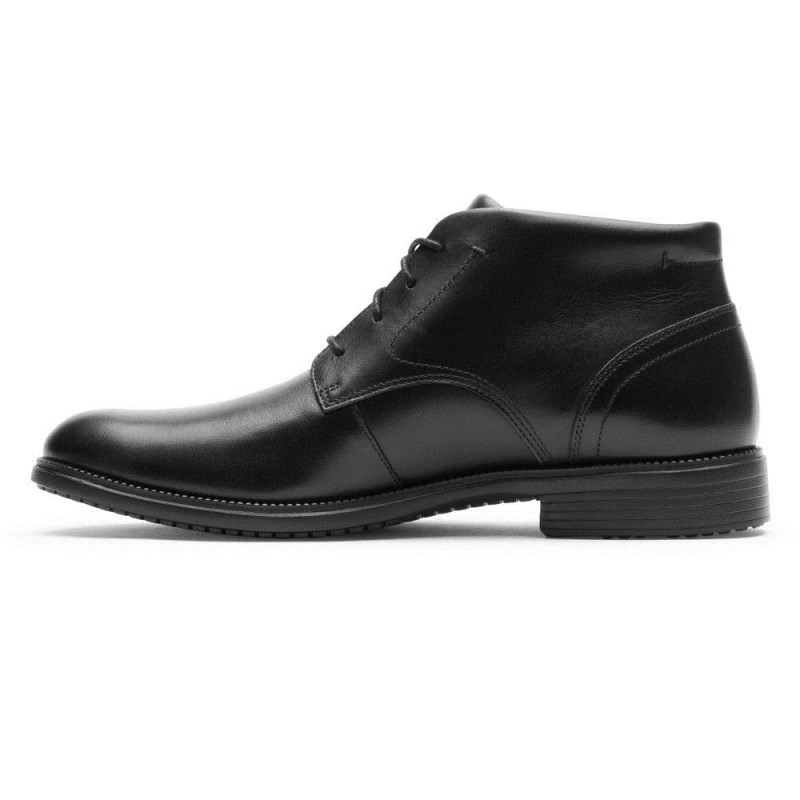 Rockport Total Motion DresSport Men Chukka Boots Black Singapore | PO9-27902