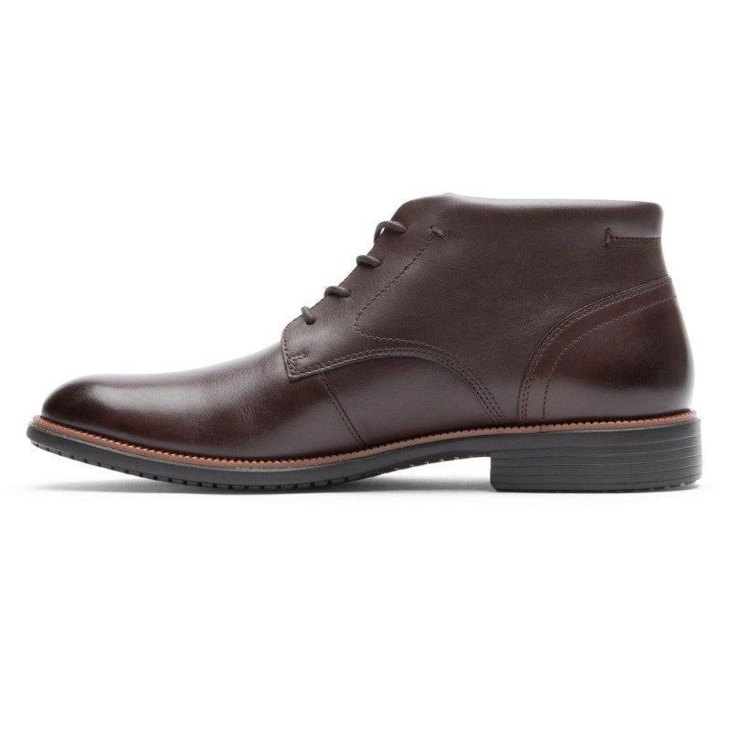 Rockport Total Motion DresSport Men Chukka Boots Dark Brown Singapore | MP7-20212