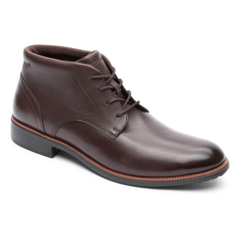 Rockport Total Motion DresSport Men Chukka Boots Dark Brown Singapore | MP7-20212