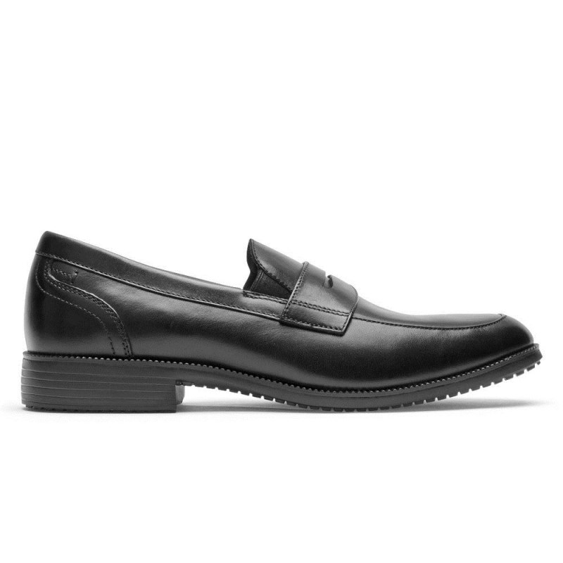 Rockport Total Motion DresSport Penny Men Loafers Black Singapore | AH4-26272