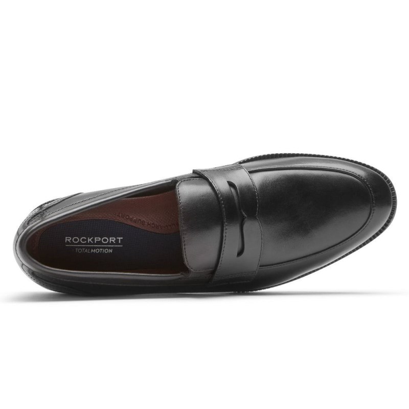 Rockport Total Motion DresSport Penny Men Loafers Black Singapore | AH4-26272