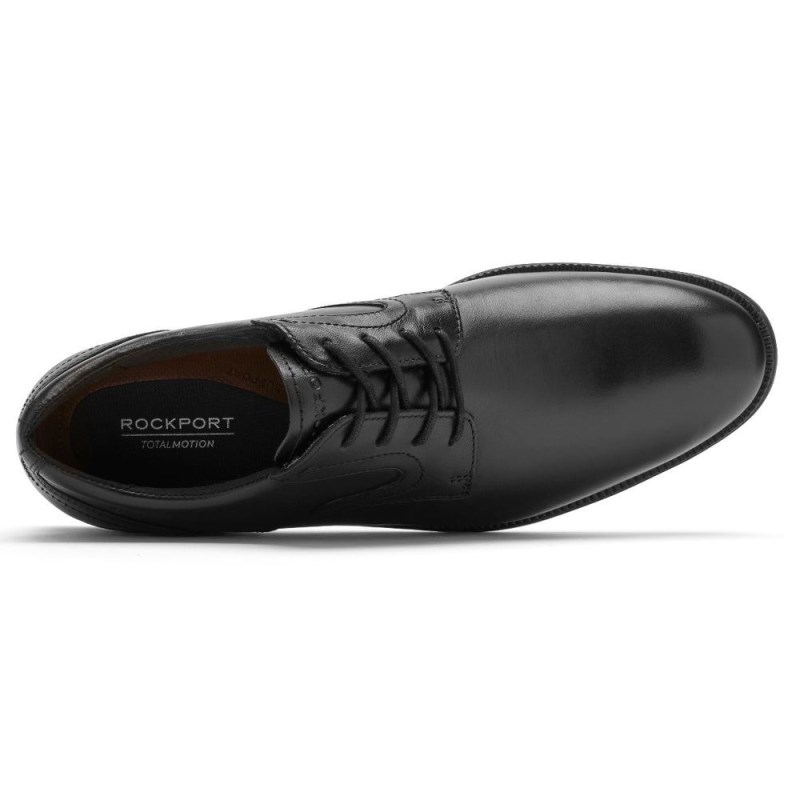 Rockport Total Motion DresSport Plain Toe Men Oxford Shoes Black Singapore | GD7-44364