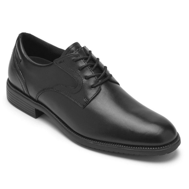 Rockport Total Motion DresSport Plain Toe Men Oxford Shoes Black Singapore | GD7-44364