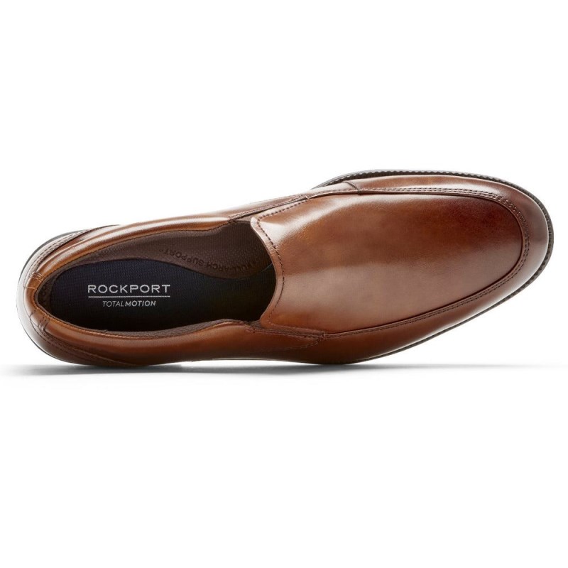 Rockport Total Motion DresSport Slip-On Men Loafers Brown Singapore | JV9-52075