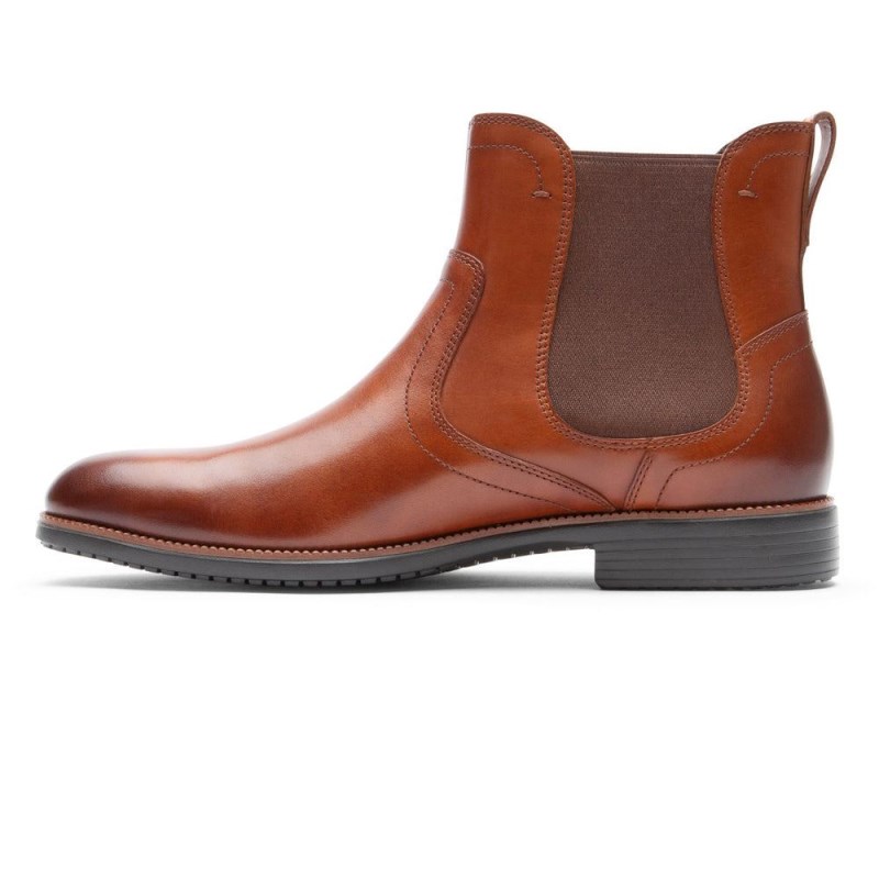 Rockport Total Motion DresSports Men Chelsea Boots Brown Singapore | NF9-52355