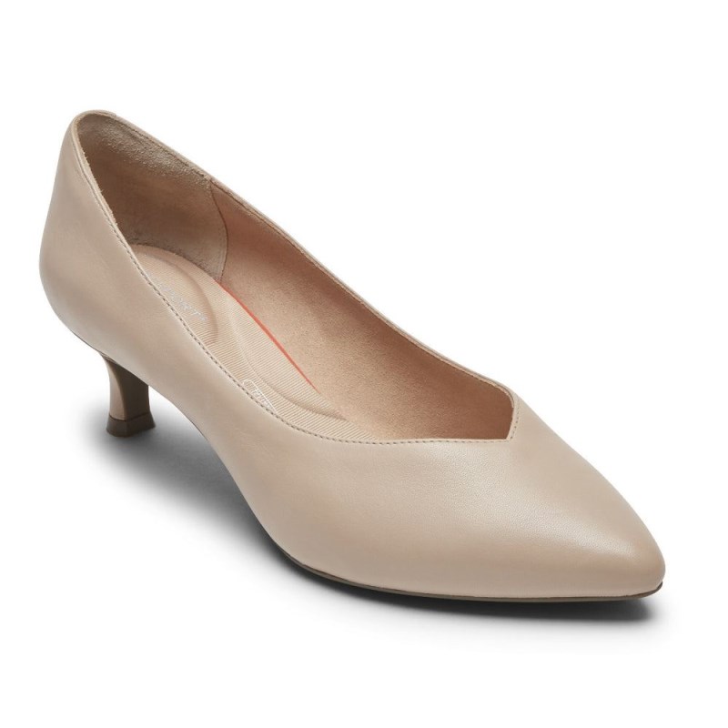 Rockport Total Motion Kaiya V Women Heels Beige Singapore | XB0-61226