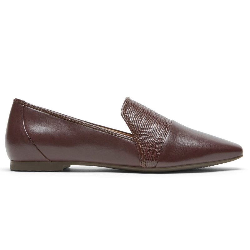 Rockport Total Motion Laylani Accent Women Loafers Dark Red Singapore | EN0-84478