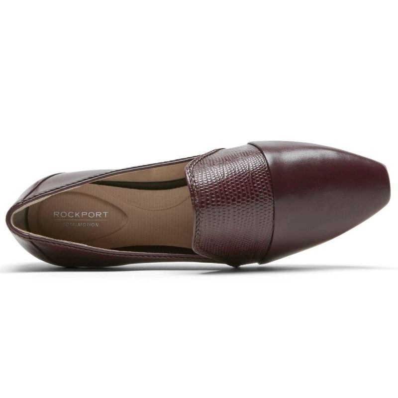 Rockport Total Motion Laylani Accent Women Loafers Dark Red Singapore | EN0-84478