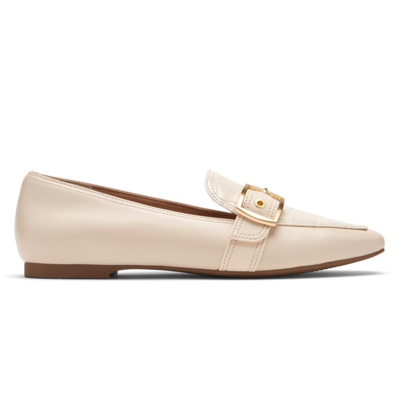 Rockport Total Motion Laylani Buckle Women Loafers Cream Singapore | TD0-76927