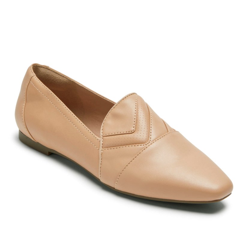 Rockport Total Motion Laylani Chevron Slip-On Women Loafers Brown Singapore | GB1-45934