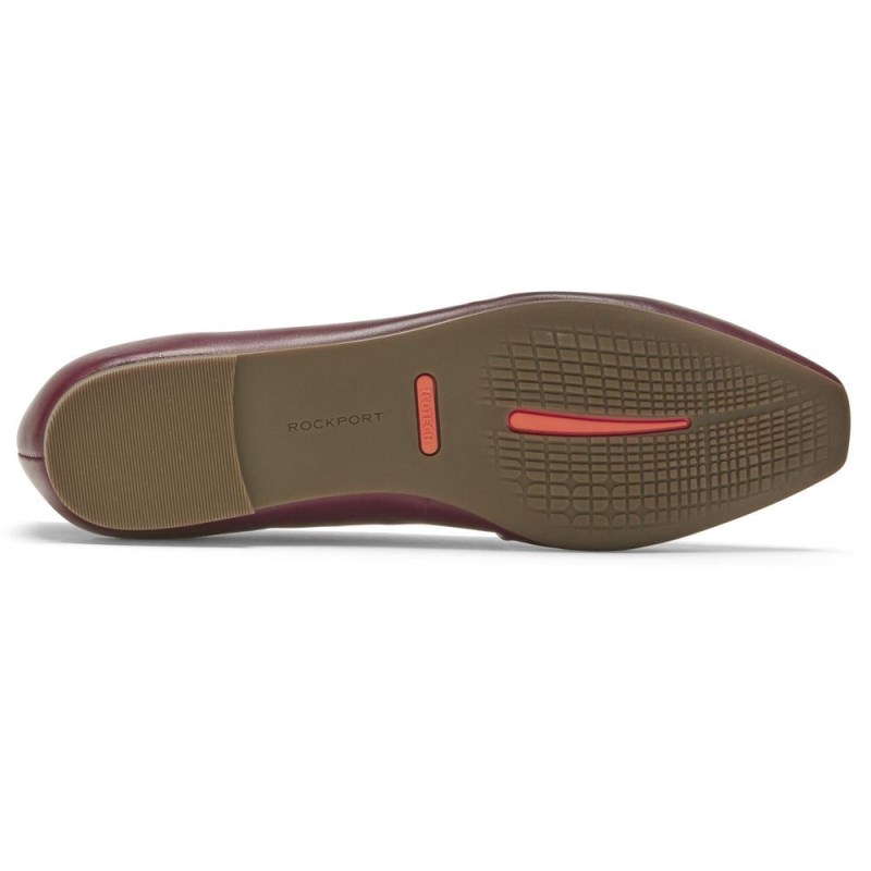 Rockport Total Motion Laylani Gathered Flat Women Ballet Flats Red Singapore | IH2-75757