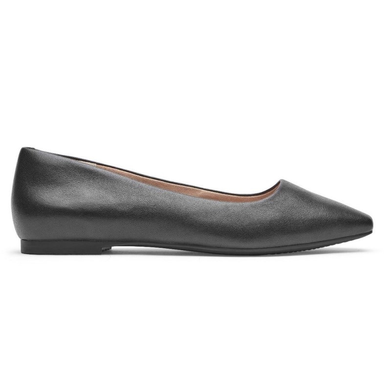 Rockport Total Motion Laylani Plain Women Ballet Flats Black Singapore | IG7-45774