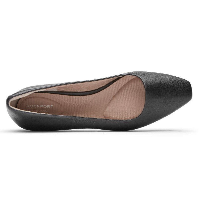 Rockport Total Motion Laylani Plain Women Ballet Flats Black Singapore | IG7-45774