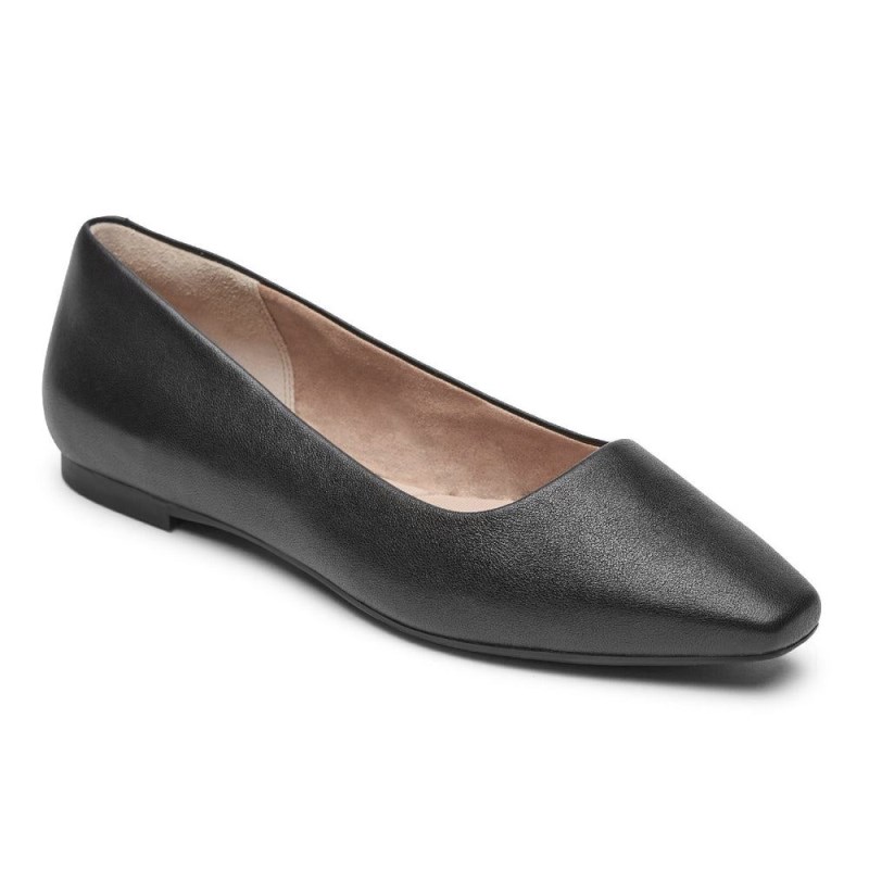 Rockport Total Motion Laylani Plain Women Ballet Flats Black Singapore | IG7-45774