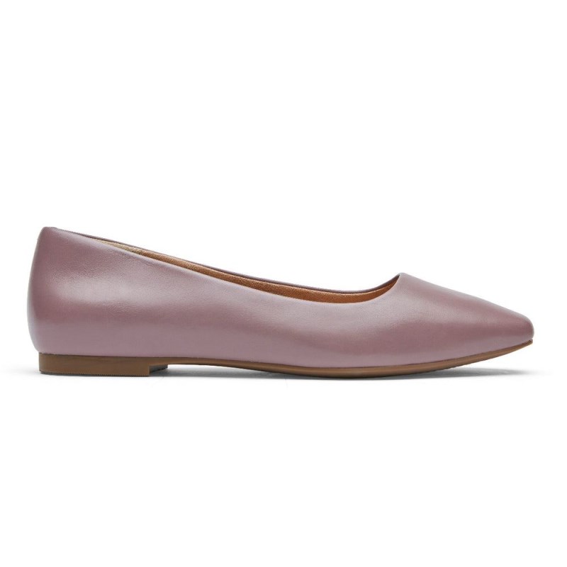 Rockport Total Motion Laylani Plain Women Ballet Flats Purple Singapore | FO3-59575