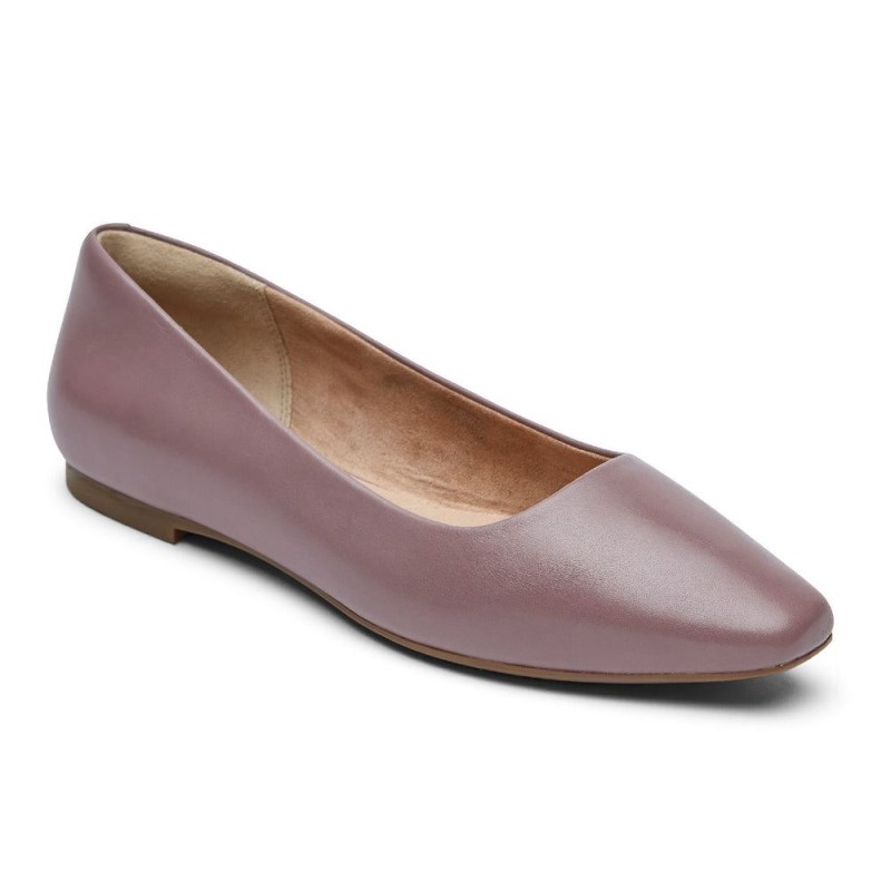 Rockport Total Motion Laylani Plain Women Ballet Flats Purple Singapore | FO3-59575