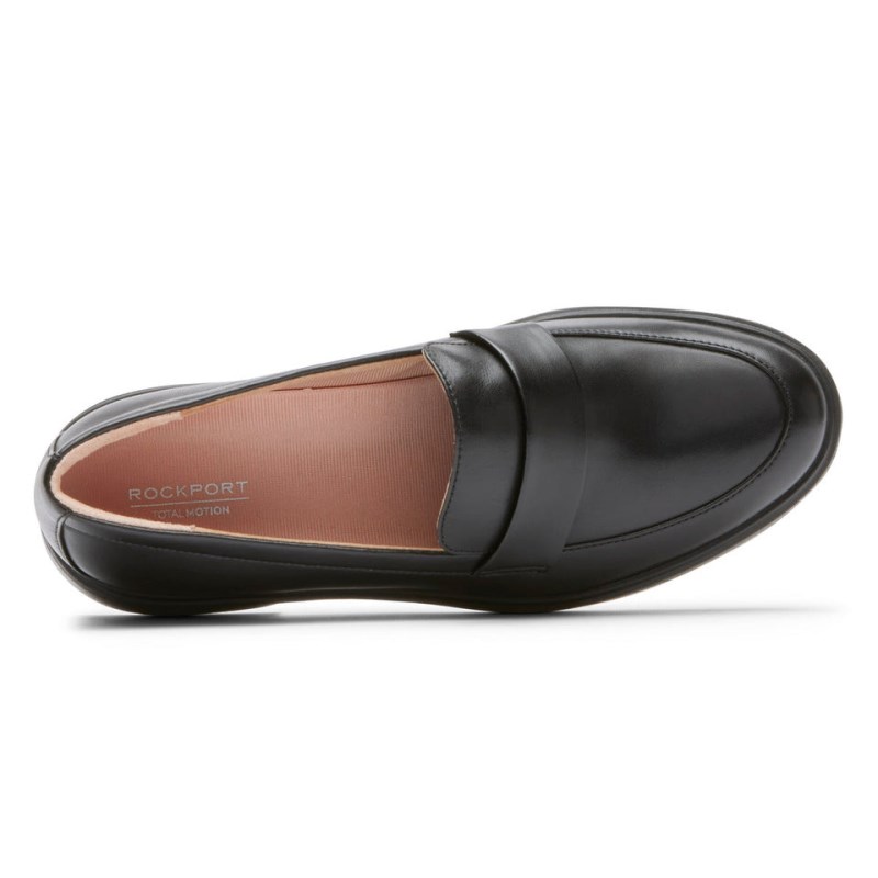 Rockport Total Motion Lennox Women Loafers Black Singapore | GQ3-86078