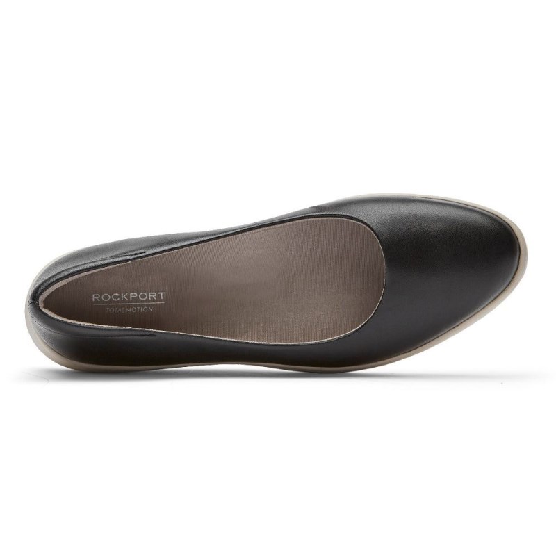 Rockport Total Motion Lillie Women Ballet Flats Black Singapore | WN2-08750