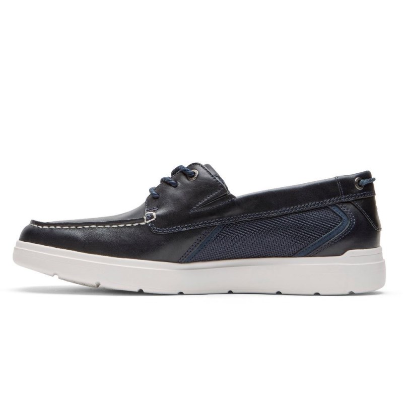 Rockport Total Motion Lite Men Boat Shoes Navy Singapore | QQ9-73917