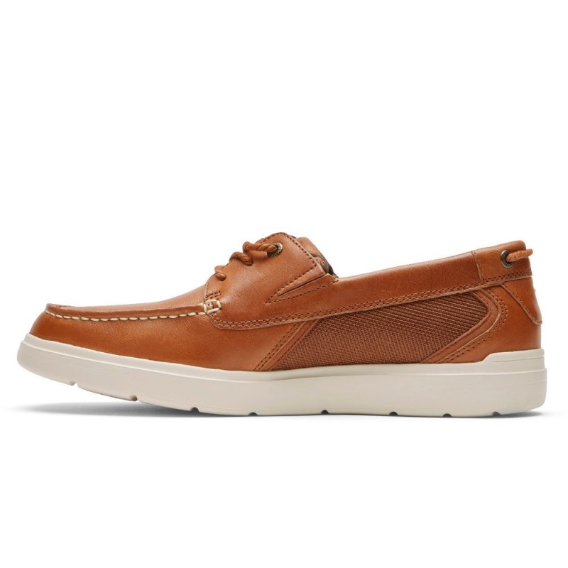 Rockport Total Motion Lite Men Boat Shoes Brown Singapore | LP4-48414