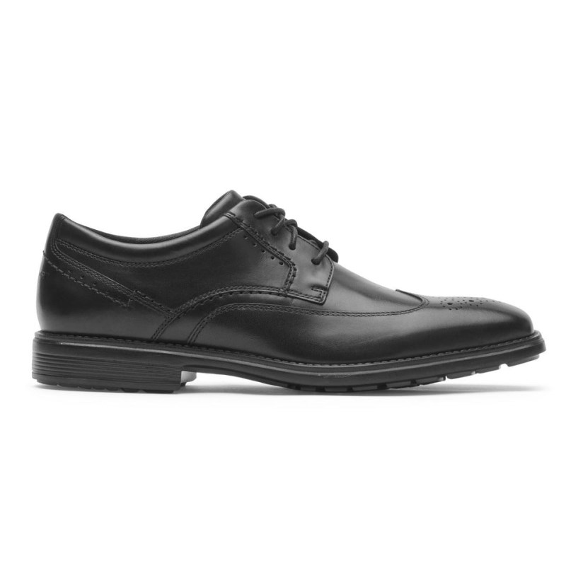 Rockport Total Motion NextGen Wing Tip Men Dress Shoes Black Singapore | MC2-96239