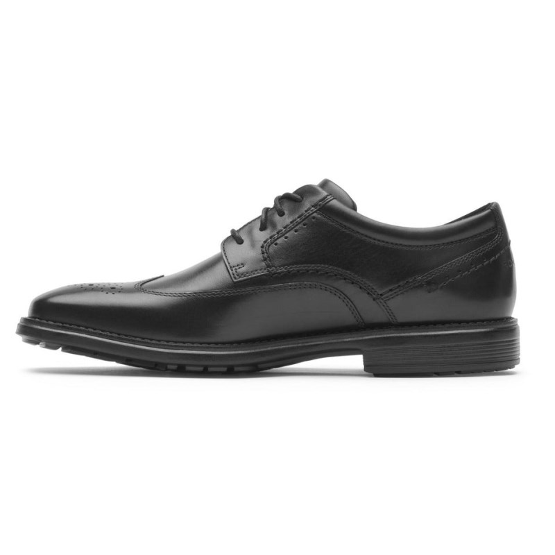 Rockport Total Motion NextGen Wing Tip Men Dress Shoes Black Singapore | MC2-96239