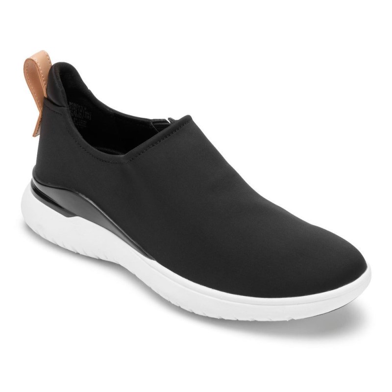 Rockport Total Motion Sport High Slip-On Women Sneakers Black Singapore | QN4-26462