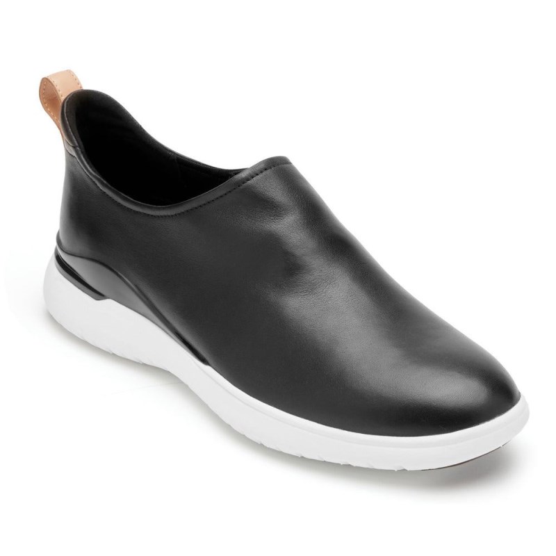 Rockport Total Motion Sport High Slip-On Women Sneakers Black Singapore | BW4-86638