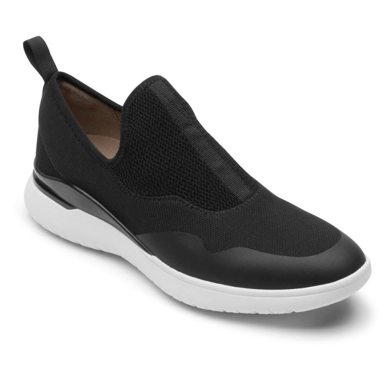 Rockport Total Motion Sport Mesh Slip-On Women Sneakers Black Singapore | DT7-20602