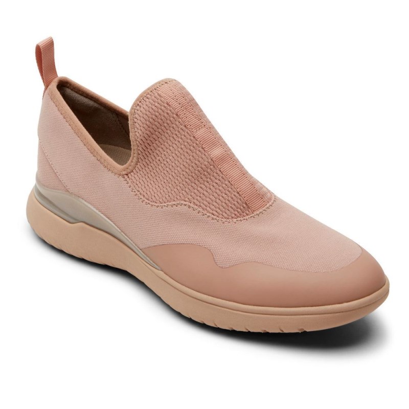 Rockport Total Motion Sport Mesh Slip-On Women Sneakers Pink Singapore | DA2-59765