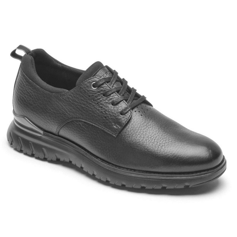 Rockport Total Motion Sport Plain Toe Men Oxford Shoes Black Singapore | IQ6-91599