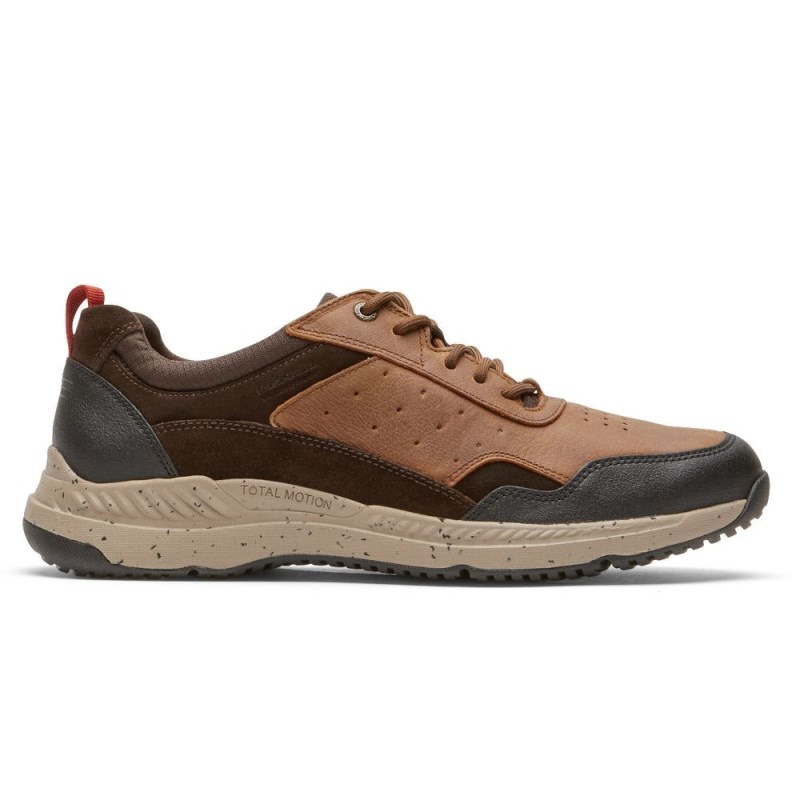 Rockport Total Motion Trail Waterproof Men Sneakers Brown Singapore | CV1-37023