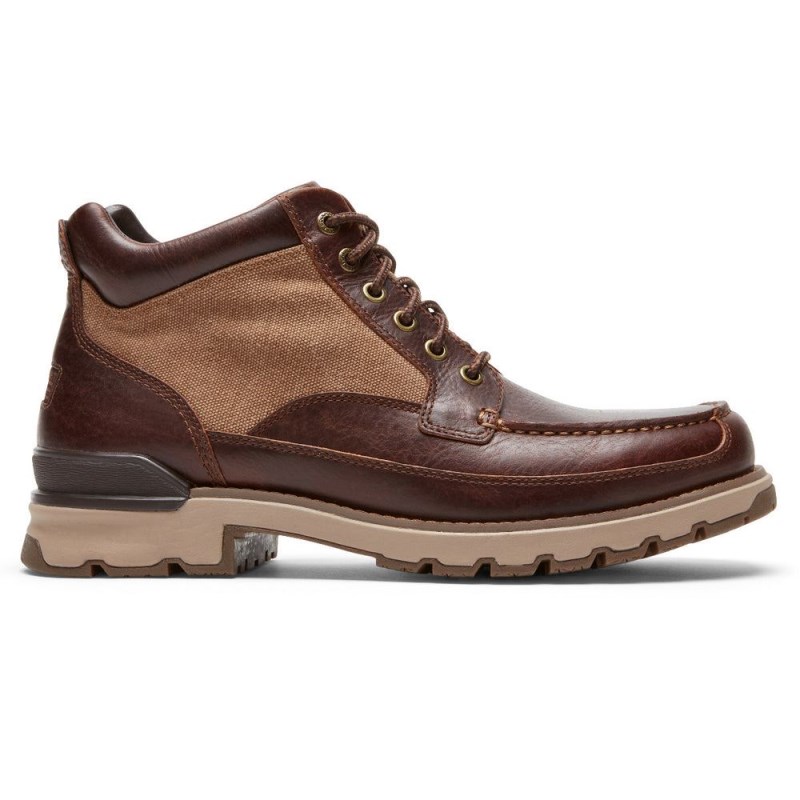 Rockport Total Motion Trek Keota Men Waterproof Boots Brown Singapore | KB1-60026