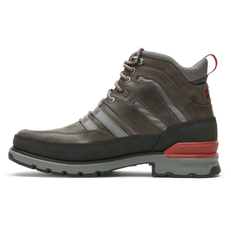 Rockport Total Motion Trek Modern Men Waterproof Boots Grey Singapore | ZG1-98969