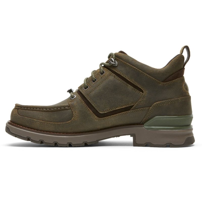 Rockport Total Motion Trek Umbwe Men Waterproof Boots Dark Olive Singapore | YG0-89088