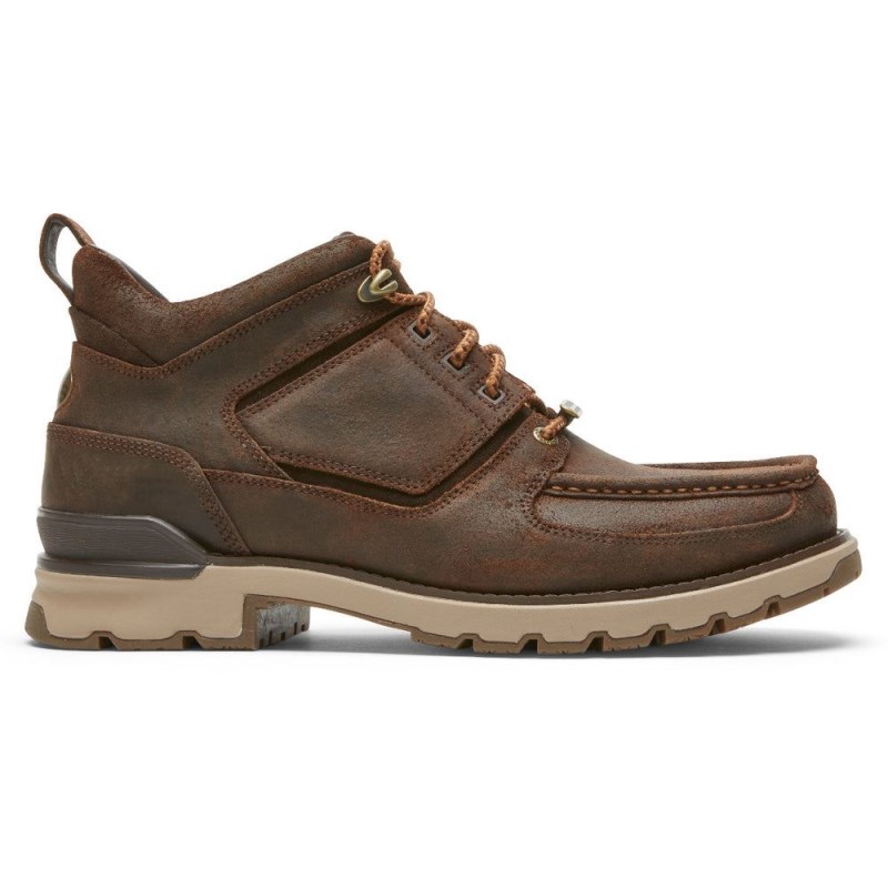 Rockport Total Motion Trek Umbwe Men Waterproof Boots Dark Brown Singapore | FI6-71747