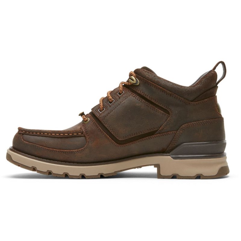 Rockport Total Motion Trek Umbwe Men Waterproof Boots Dark Brown Singapore | FI6-71747