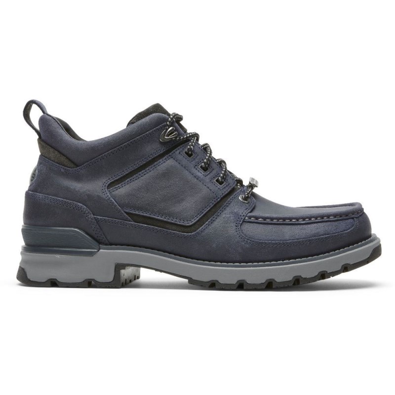 Rockport Total Motion Trek Umbwe Men Waterproof Boots Navy Singapore | NU1-08760