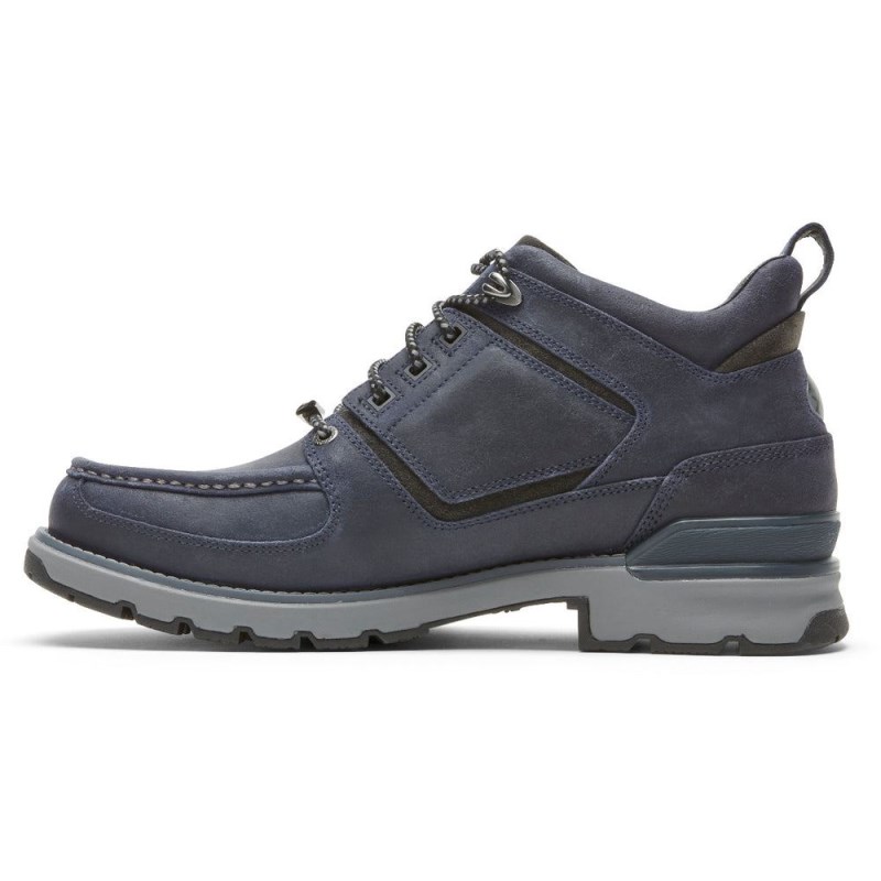 Rockport Total Motion Trek Umbwe Men Waterproof Boots Navy Singapore | NU1-08760